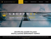 Tablet Screenshot of gruppore.com